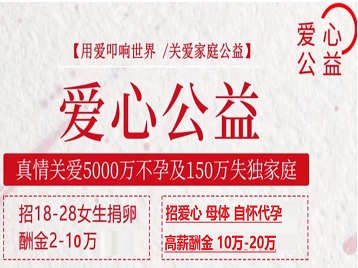 杭州市捐卵助孕生子 爱心志愿者招募